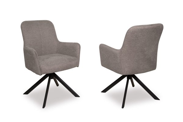 Ariana Chair in Oatmeal Fabric - Set of 4