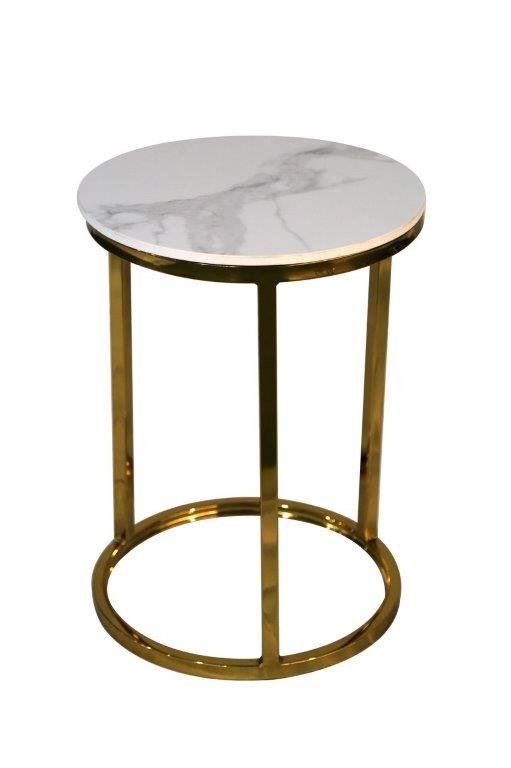 Circo White End Table