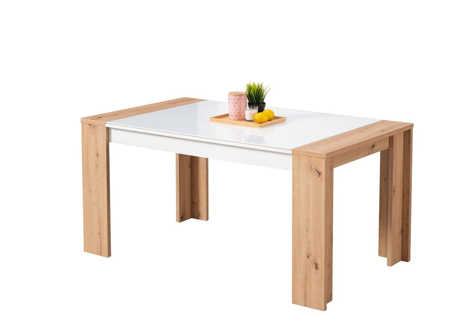 Molise White Dining Table