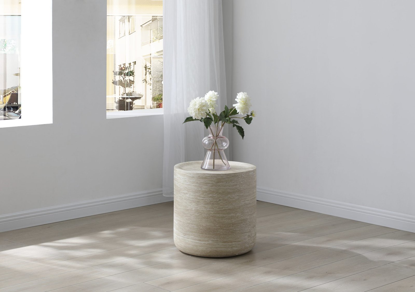 Pebble Circular End Table