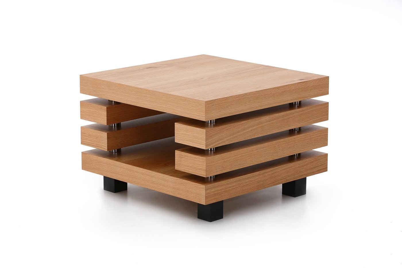 Fraser White Oak Veneer (HB51N) with Knots Lamp Table