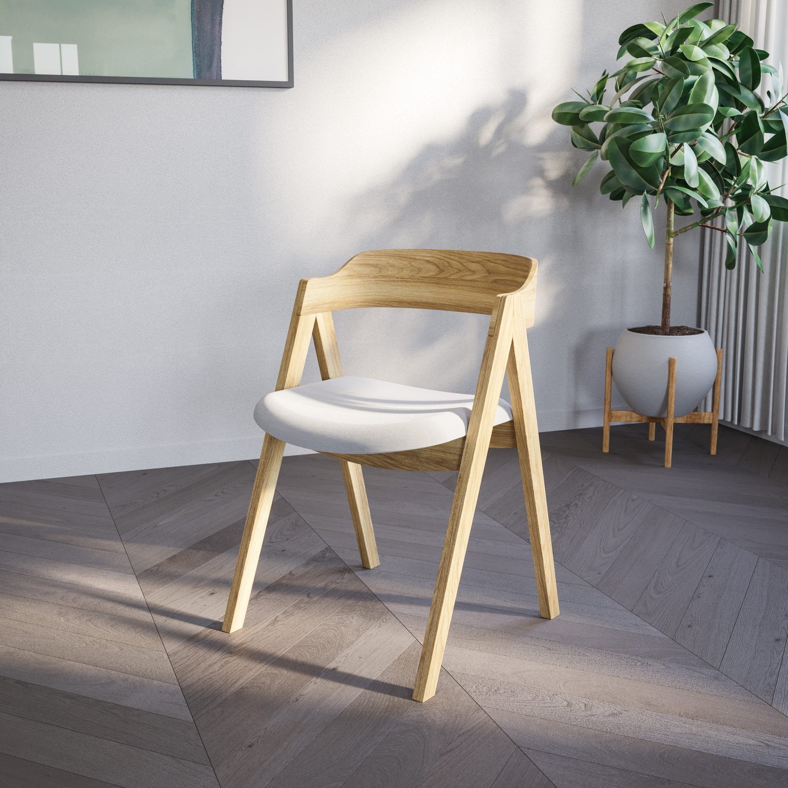 Rise Natural Chair - Set of 4