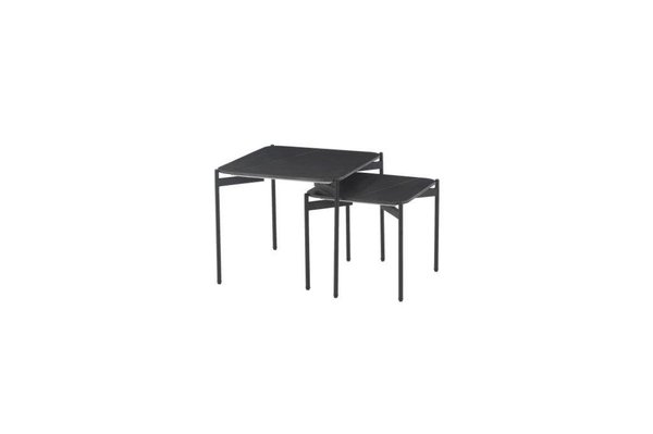Rocco Black Nest of Tables