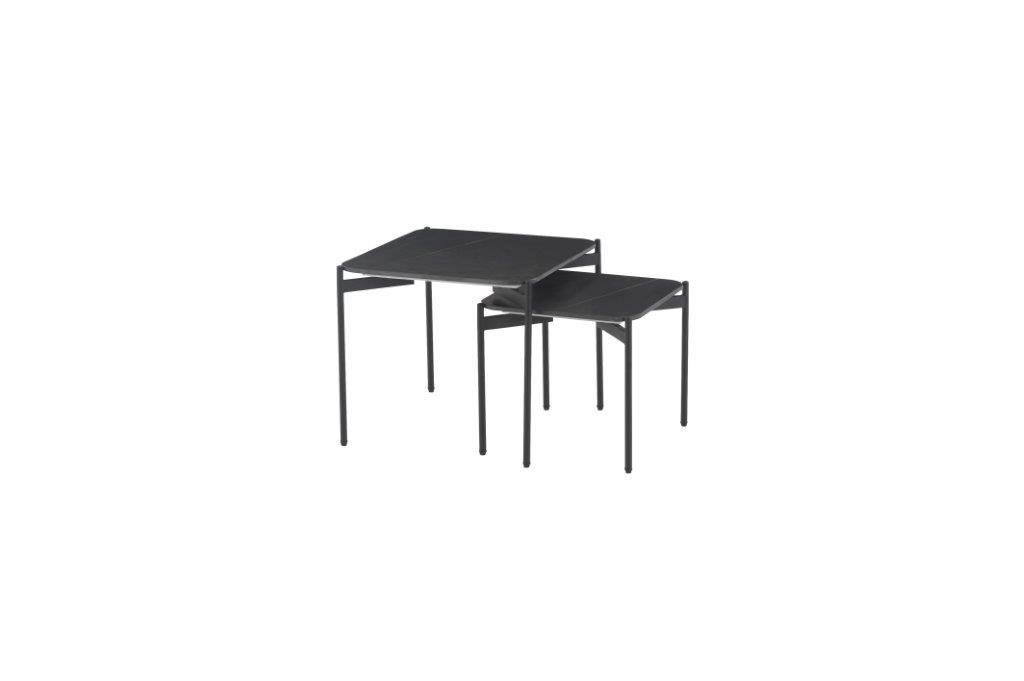 Rocco Black Nest of Tables