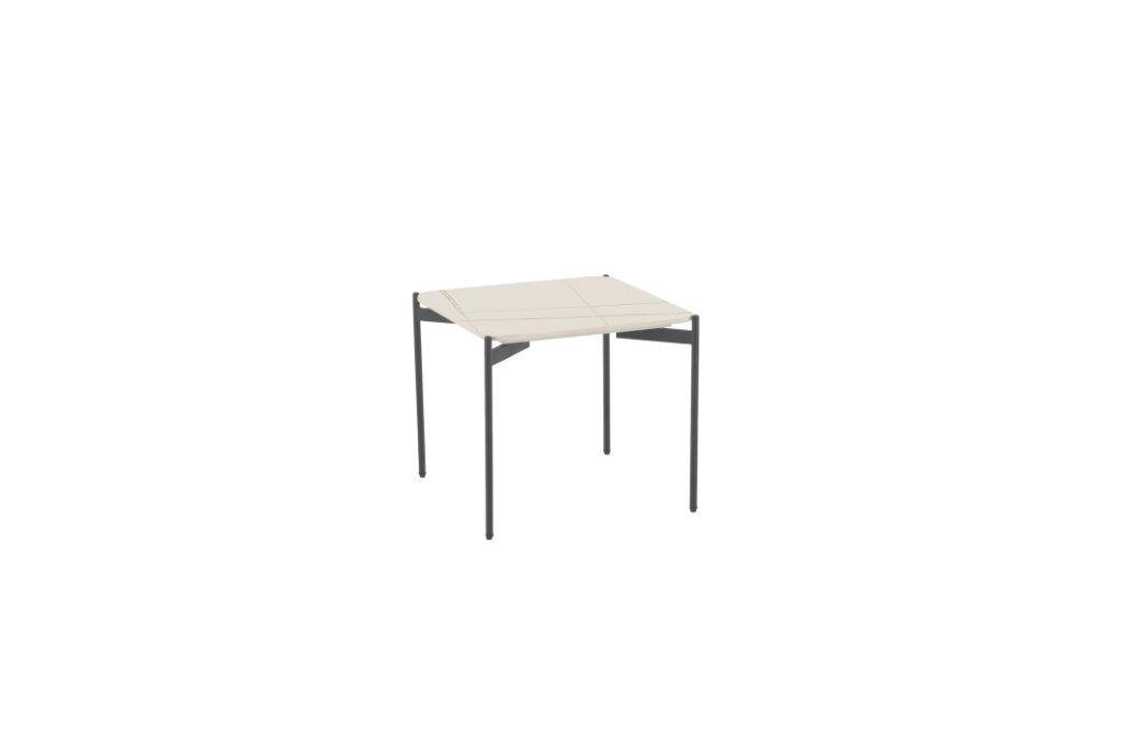 Rocco White End Table