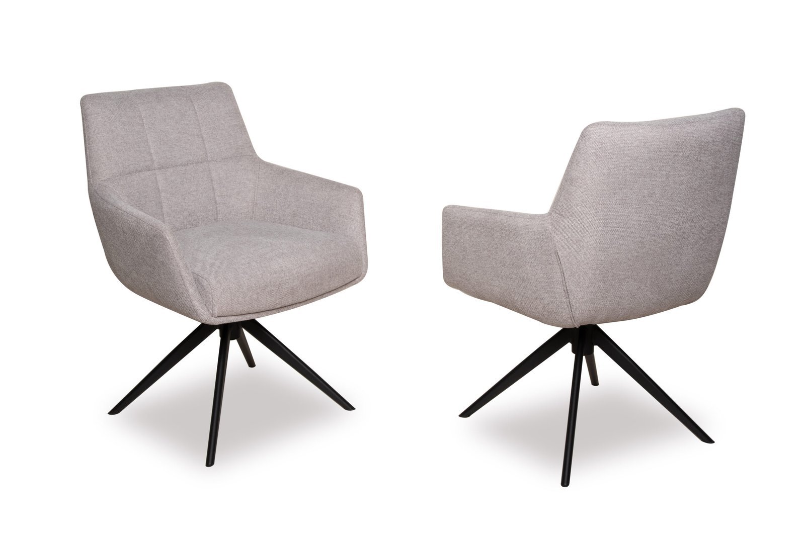 Urban Silver Grey Fabric Chair - Set of 4