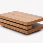 Premier Range - Fraser White Oak Veneer (HB51N) with Knots Rect Coffee Table