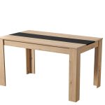 DOMUS DINING TABLE OAK EFFECT/BLACK
