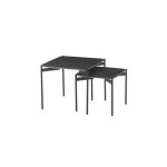 ROCCO BLACK NEST OF TABLES