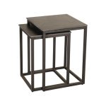 TYLER BLACK 2 PIECE NEST OF TABLES