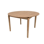 ADA Natural Round Extending Dining Table