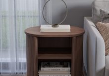 CALI Walnut Side Table