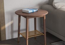 RISE Walnut Side Table